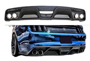 Diffuseur de pare-chocs arrière GT350 amélioré avec 4 sorties d'échappement, séparateur, spoiler, kit carrosserie, pièce de voiture pour Ford <span class=keywords><strong>Mustang</strong></span> 2015-2017, accessoire de tuning - Product Image 6