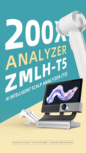 Professional Al Technology Scalp Analyzer <b>Mirror</b> Hair & Scalp Ai System <b>Smart</b> Skin test Hair Scalp Analyzer Machine with Screen - Product Image 5