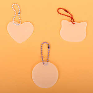 Colgante de acrílico Guka con cadena de cuentas coloridas, forma de estrella transparente con brillo degradado para la fabricación de joyería DIY - Product Image 4