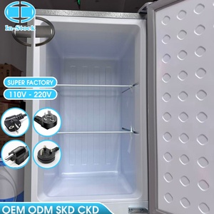 <span class=keywords><strong>Réfrigérateurs</strong></span> à double porte D 156L pour la maison, économie d'énergie, congélateur et réfrigérateur ultra-minces - Product Image 4