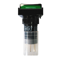 Interrupteurs à bouton-poussoir Deca Industrial de Taïwan, 16 mm, niveau IP67 et IP65, max 250 V, matériau en laiton, tension maximale 5 V et 24 V