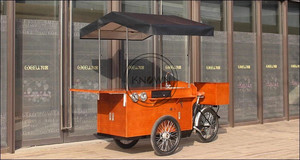 Voiture de vente mobile de vélo de cargaison de rue 2025 avec le tricycle électrique de café d'évier à vendre l'Europe - Product Image 3