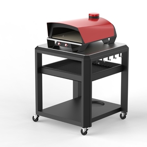 Four à <span class=keywords><strong>pizza</strong></span> et grill 2-en-1 de 12 pouces en acier inoxydable de qualité supérieure, au <span class=keywords><strong>gaz</strong></span> et au granulés, avec sécurité flamme et allumage piézoélectrique, modèle 676-23 - Product Image 6