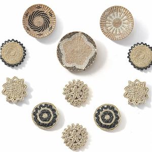 Dekoration Maison Amis Noire Foret Wandbehang für Hauptschlafzimmer, Boho-Deko, Wandkorb für Garage - Product Image 1