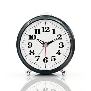 Reloj Despertador Analógico Progresivo de 4 Pulgadas con Función de Snooze, Funciona con Batería, Sin Sonido de Reloj de Cuarzo, Ideal para Mesita de Noche - Product Image 1