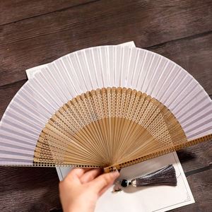Abanico Plegable Portátil de Estilo Japonés Tradicional para Mujer, con Diseño de Fichas de Mahjong Pintadas y Estilo Cheongsam Hanfu Chino - Product Image 1