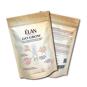 Bolsa de plástico con cierre de cremallera para embalaje cosmético, impresión personalizada de alta calidad, resellable, limpia - Product Image 4