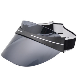 Chapeau de protection solaire avec visière à large bord réglable pour le cyclisme, été, unisexe, adulte, en PVC - Product Image 2