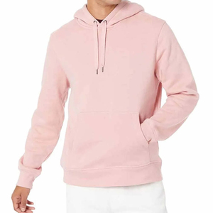 Sweat à capuche pour homme de couleur rose, coupe classique, 100% coton, vêtement décontracté pour l'automne, séchage rapide, respirant, respectueux de l'environnement, sweat à capuche pour homme - Product Image 2