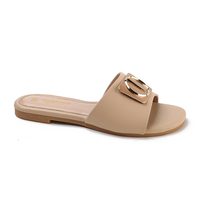 Chaussures pour femmes, pantoufles, sandales plates en PU mat, respirantes, antidérapantes, OEM ODM, détaillants indépendants