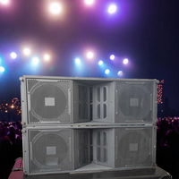 Cabinet de haut-parleur passif professionnel Double 12 pouces 3 voies scène extérieure passive réseau de lignes professionnelles grands concerts