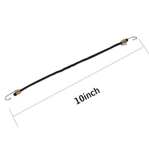 Hot Bán Giá Rẻ Xstrap 20 Pcs 10 Inch 4Mm Đàn Hồi Bungee Dây Lõi Cao Su Với Hooks - Product Image 3