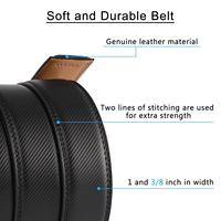 Ceinture automatique haut de gamme en cuir pleine fleur électroplaqué pour homme – Ceintures de créateur pour homme, idéale pour le quotidien, cadeaux et articles pour enseignants