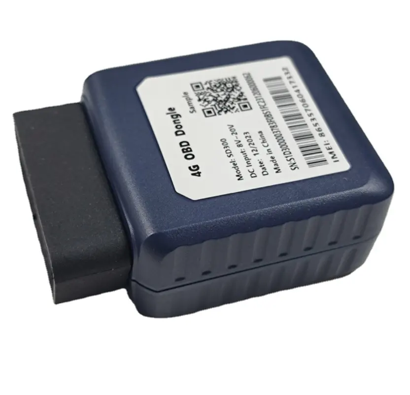 Pelacak GPS OBD 4G tele mengambil jarak tempuh baterai monitor tingkat bahan bakar tekanan ban kompatibilitas baik pelacakan waktu nyata