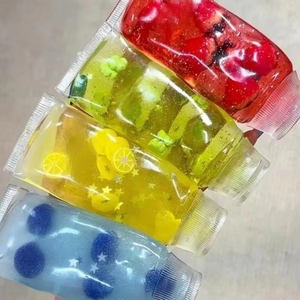 Jouets Squishy en forme de dentifrice et de vaseline pour la décompression, jouets Squishy transparents pour soulager le stress et l'anxiété, décompression transparente - Product Image 5