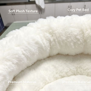 Coussin <span class=keywords><strong>pour</strong></span> chat en flanelle premium, chaud et épais, en peluche, à rétention de chaleur, ultra doux et confortable, nid de sommeil d'intérieur <span class=keywords><strong>pour</strong></span> <span class=keywords><strong>chien</strong></span> et chat, automne-hiver - Product Image 3