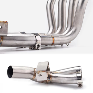 Système d'échappement complet pour <span class=keywords><strong>moto</strong></span> Yamaha FZS1000 FZ1 <span class=keywords><strong>FAZER</strong></span> 2006-2015, silencieux, tube intermédiaire avant - Product Image 5