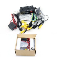 4 canaux affichage partagé commutateur vidéo boîte de commande de caméra système DVR de dashcam de voiture XY-6029