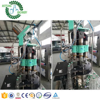 Machine de capsulage automatique à 6 têtes pour bouteilles de champagne en verre 26mm 28mm avec désembrouilleur de bouchons