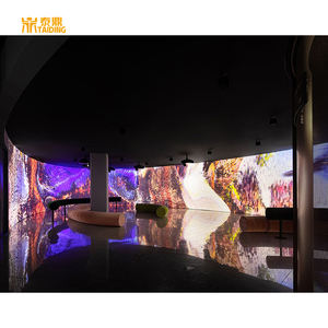 Kapalı tam renkli reklam LED ekran 4K elektronik işaretler <span class=keywords><strong>TV</strong></span> duvar kiralama dolabı 640x640mm Panel P1.5 P1.8 P2.5 P3 P4 - Product Image 4