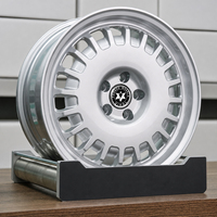 Jantes rétro forgées sur mesure Vaiol, face plate, lèvre polie argentée, 17, 18, 19, 20 pouces, 5 trous, compatibles avec BMW, Mercedes, Audi, VW