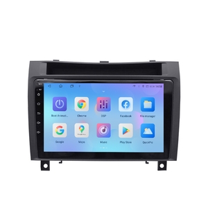 Reproductor Estéreo para Auto con Pantalla de 9 Pulgadas, Android Auto, Carplay, RDS, <span class=keywords><strong>2</strong></span> DIN, Navegación para <span class=keywords><strong>Mercedes</strong></span>-<span class=keywords><strong>Benz</strong></span> Clase <span class=keywords><strong>SLK</strong></span> 2004-2011 - Product Image 1