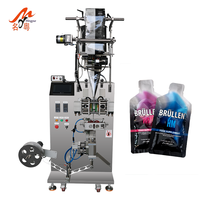 Automatische 10ml honingzakjes verpakkingsmachine, onregelmatige zakjes vulling en verpakkingsmachine voor gelei, siroop en vruchtensap met datumprinter