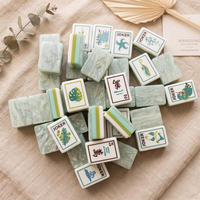 Jeu de Mahjong Américain Complet en Bois Naturel avec Tuiles Directionnelles pour les Voyages et les Rassemblements