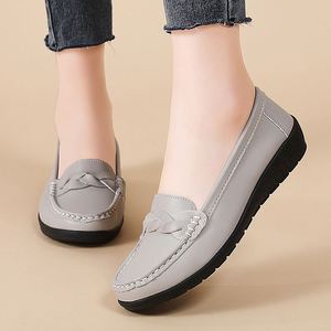 Zapatos de Enfermera para Mujer, Primavera-Otoño 2024, Casuales, Planos, Tipo Mocasín, con Cierre Deslizante, Suela de Goma, Directo de Fábrica - Product Image 4