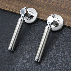 Poignée de levier de <span class=keywords><strong>porte</strong></span> en acier inoxydable massif 304 avec <span class=keywords><strong>design</strong></span> élégant Poignée de <span class=keywords><strong>porte</strong></span> intérieure européenne - Product Image 2