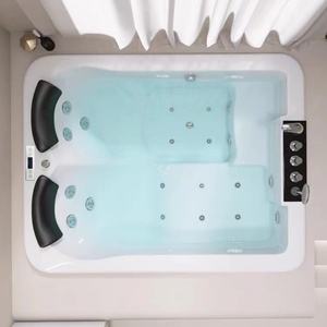 Jacuzzi de Jardín Moderno Independiente para 2 Personas con Sistema de Control Inteligente Balboa, Ecológico y con 10 Jets para Villa - Product Image 4
