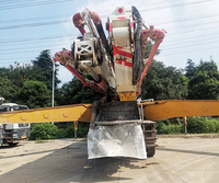 XCMG oficial HB58V bomba hidráulica de hormigón diésel 58m camión bomba de hormigón usado