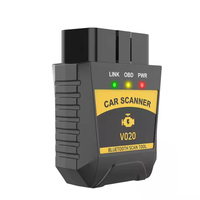 Nuevo Producto V020 BT 2.0 a 4.0 ELM327 OBD2 Detector Automotriz, Instrumento de Diagnóstico de Automóviles, Herramienta de Escaneo de Fallas de Automóviles
