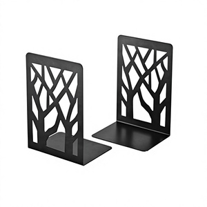 Latest Design <b>Bookends</b> Books Stand Handmade Metal Black Color <b>Bookends</b> For Library School And College Use - Product Image 1