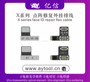 AY A108 No Soldering <span class=keywords><strong>Face</strong></span> <span class=keywords><strong>ID</strong></span> Flex pour <span class=keywords><strong>iPhone</strong></span> X 11 12 Pro Max <span class=keywords><strong>Face</strong></span> <span class=keywords><strong>ID</strong></span> Non-Removal Repair Flex Cable Tools - Product Image 5
