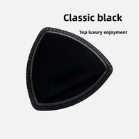 JLY Rubycell Black Pineapple Triangular Puff Souffl Skin-Tone Cushion Foundation Doesnt Absorb Powder Dual-Use Wet Dry Puff