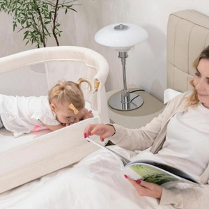 Brightbebe in legno multifunzione culla e culla per bambini con <span class=keywords><strong>letto</strong></span> pieghevole protezione di sicurezza <span class=keywords><strong>lettino</strong></span> per 0-12 mesi - Product Image 4