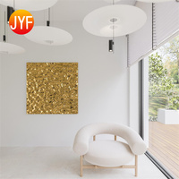 Panneau décoratif en acier inoxydable ZB04 à effet ondulé pour la conception des murs et des plafonds d'hôtel