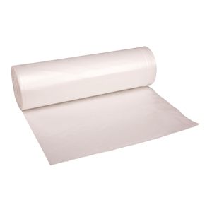 Sacs en plastique haute densité Boardwalk 45 gal 13 microns, rouleaux sans mandrin, 40 x 48, naturels, 25 sacs/rouleau, 10 pièces - Product Image 1