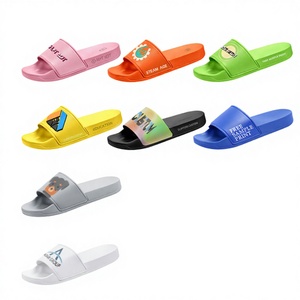 Sandalias de <span class=keywords><strong>PVC</strong></span> con Suela Antideslizante para Hombre, Precio de Fábrica, MOQ Bajo, Logotipo Personalizado, Ligeras, de Verano, Nueva Tendencia - Product Image 1