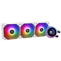 Refroidisseur liquide pour processeur Thermalright Frozen Notte 360 WHITE ARGB V2 avec trois ventilateurs PWM 2000 RPM pour LGA1700 AM5