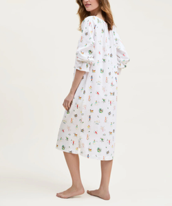 Pigiama <span class=keywords><strong>da</strong></span> Donna Taglie Forti <span class=keywords><strong>con</strong></span> Stampa e Design a Bretelle, Sensazione di Puro <span class=keywords><strong>Cotone</strong></span>, Stile Primaverile e Autunnale, Traspirante, Casual, Tinta Unita - Product Image 3