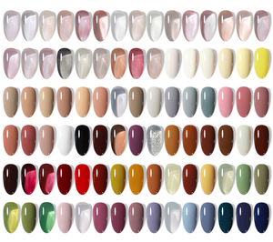 Ensemble de vernis à ongles en gel de couleur personnalisée OEM pour fille, pigment élevé, 188 couleurs, gel uni, couche de finition givrée, vernis à ongles en gel - Product Image 4