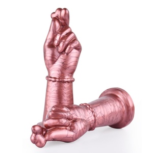 SXXY Huge Anal Plug Realistic Arm Sucker Big <b>Dildo</b> Artificial Hand Heart Shaped Women Men Gay SM Anal Toy - Product Image 1