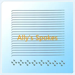 Fabricant leader de la marque K, pièces détachées pour moto, accessoires de jantes, rayons avec embouts, 13G*308mm - Product Image 1