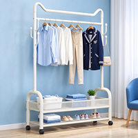 Séchoir à linge extérieur portable, moderne, robuste, à double niveau, en acier au carbone extra épais, détachable, peu encombrant et écologique