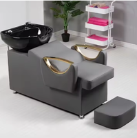 Promotion exceptionnelle : Fauteuil de lavage et de spa capillaire pour salon de coiffure, personnalisable, confortable, avec fonction massage et bac intégré