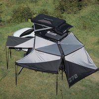 Tente de toit rigide ADA OVERLAND Factory ABS pour camping, 1 à 3 personnes, pliage en Z, espace spacieux, tente automatique