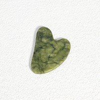 Gua Sha personnalisé avec logo, 100% jade vert Xiuyan naturel, pierre Gua Sha originale, masseur facial Gua Sha