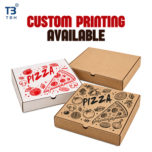 <b>Square</b> White Paper Pizza Box 12x12x1.5 Inch Disposable Donut Pastry Carton for Bakery Hotel Buffet OEM ODM Support - Product Image 6